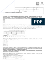 10 Lista de Exercícios - Ligação Gênica e Mapas Cromossômicos