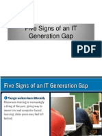 5 Signs of An IT Generation Gap