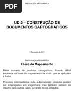 PRODUCAO CARTOGRAFICA - UD 2 – CONSTRUÇÃO DE DOCUMENTOS CARTOGRÁFICOS