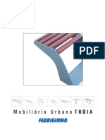 Desenho Técnico Bancos - Mobiliário Urbano