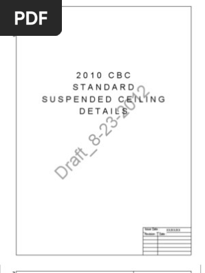 California Building Code For Suspended Ceiling Pdf Framing Construction Screw