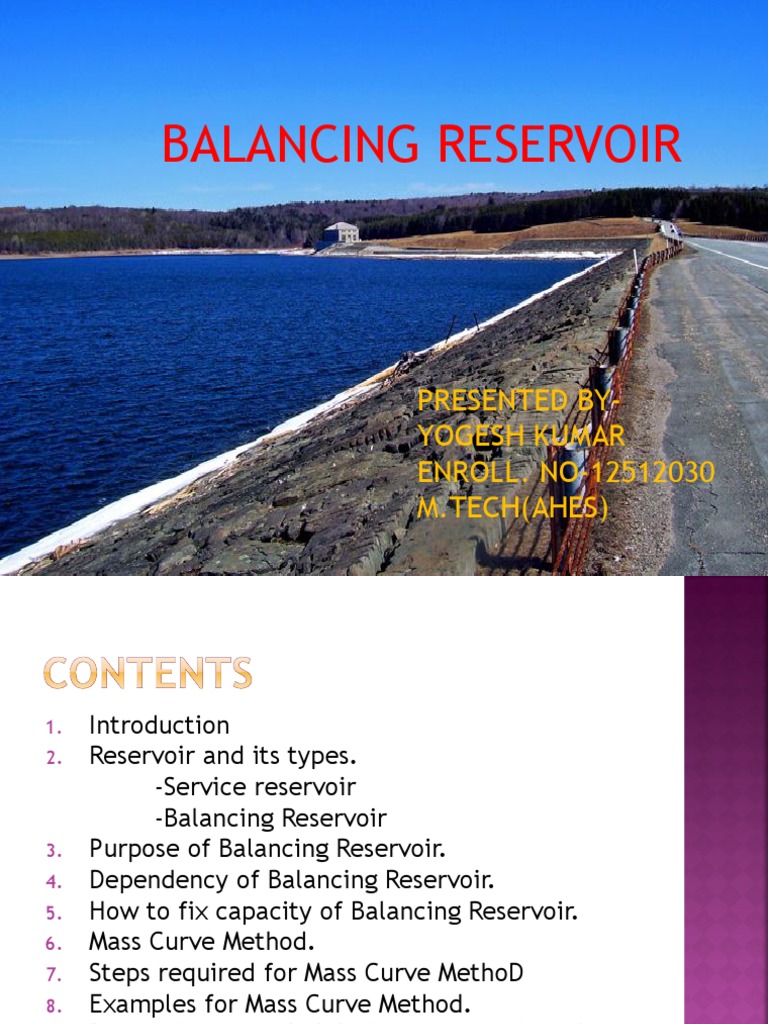 Balancing Reservoirs PDF Reservoir Hydroelectricity
