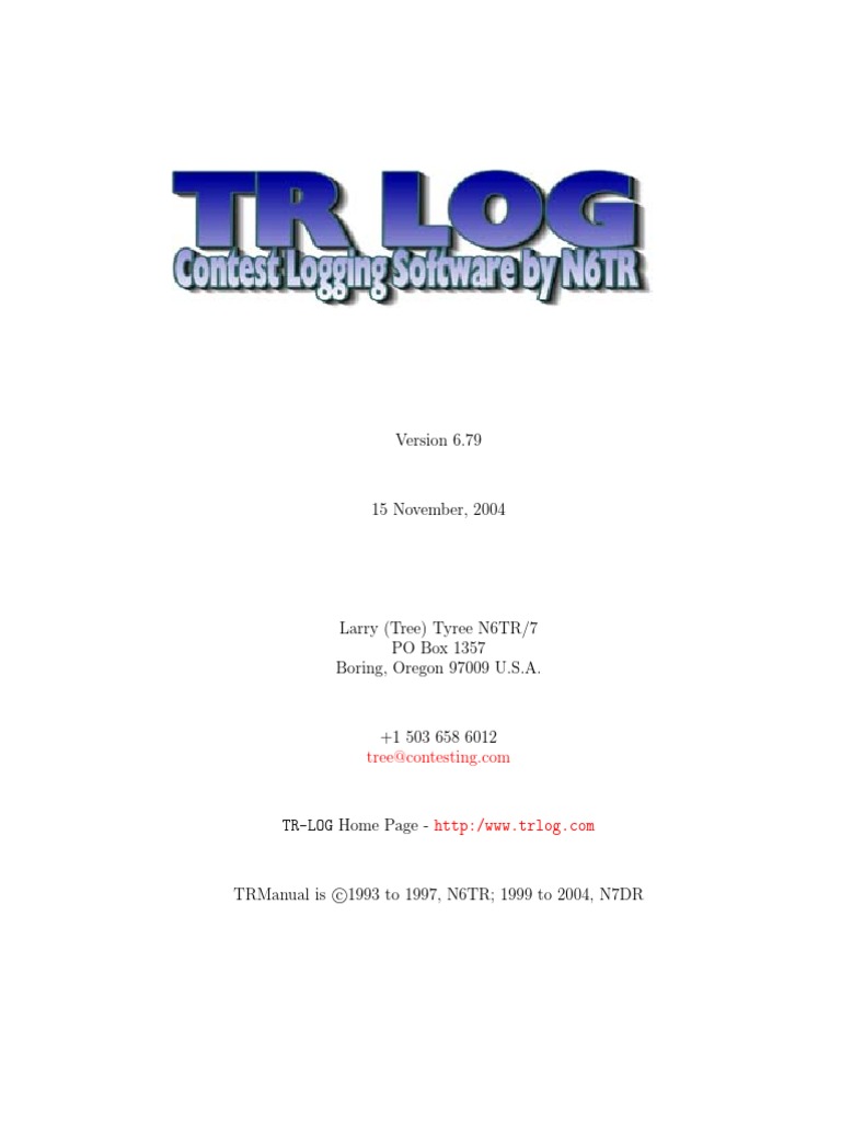 TR Manual | PDF | Dos | Operating System