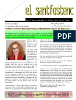"El Santfostenc", Edició Estiu 2013