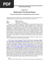Download Sergey Gavrov Modernization of the  Russian Empire Social and cultural aspects of modernization processes in Russia by Gavrov Sergey Nazipovich  SN15621695 doc pdf