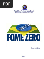Cartilha Fome Zero Frei Betto