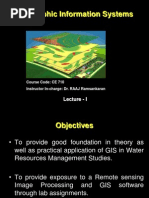 Geographic Information Systems: Lecture - I