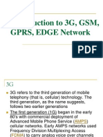 Introduction To 3G, GSM, GPRS, EDGE Network