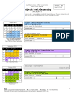 Geometry Holt Math Pacing Calendar 2013-2014