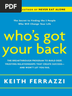 Download Whos Got Your Back by Keith Ferrazzi - Excerpt by Keith Ferrazzi SN15623326 doc pdf