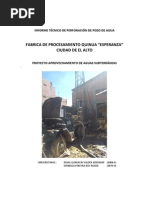 INFORME TÉCNICO DE PERFORACIÓN DE POZO DE AGUA FINAL