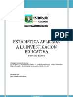 Antologia de Estadistica Aplicada a La Inv Educ