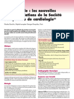 Item 132 Angine de Poitrine Et Infarctus Angor Stable Les Nouvelles Recommandations de La Societe Europeennes de Cardiologie 1