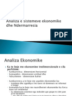 Analiza e Sistemeve Ekonomike Dhe Ndermarresia