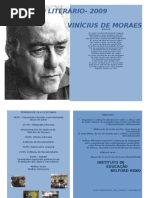 FOLDER CONCURSO LITERÁRIO- programação