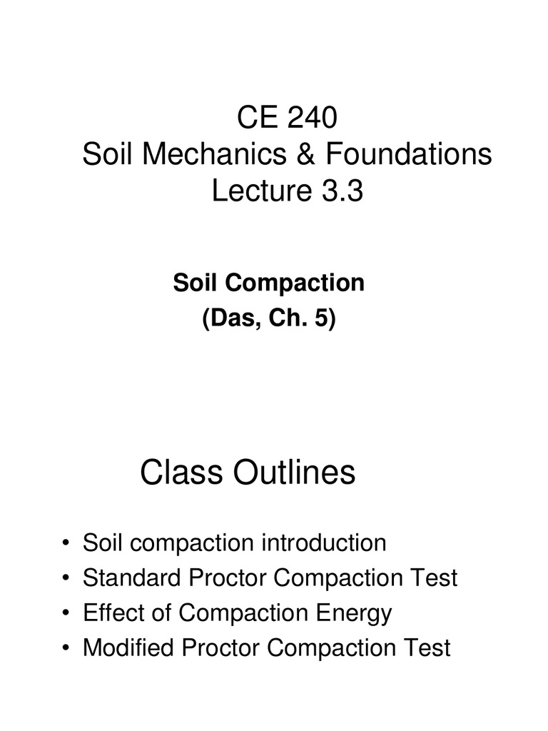 Standard Proctor Test | PDF