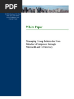 Download Managing Group Policies for Non Windows Computers through Microsoft Active Directory by Likewise Software SN15629957 doc pdf