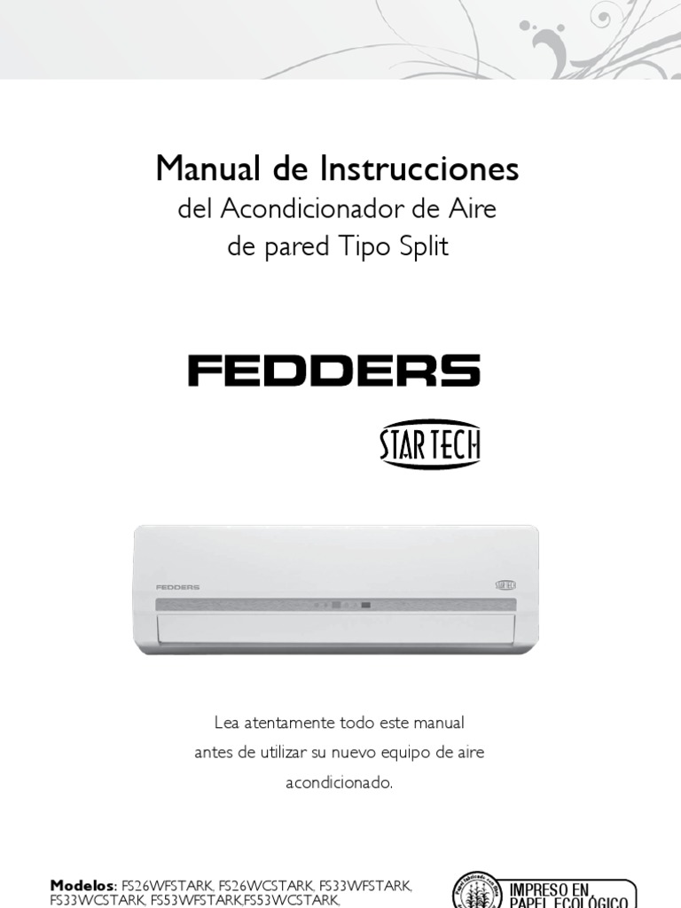 Fedders | PDF | | Control