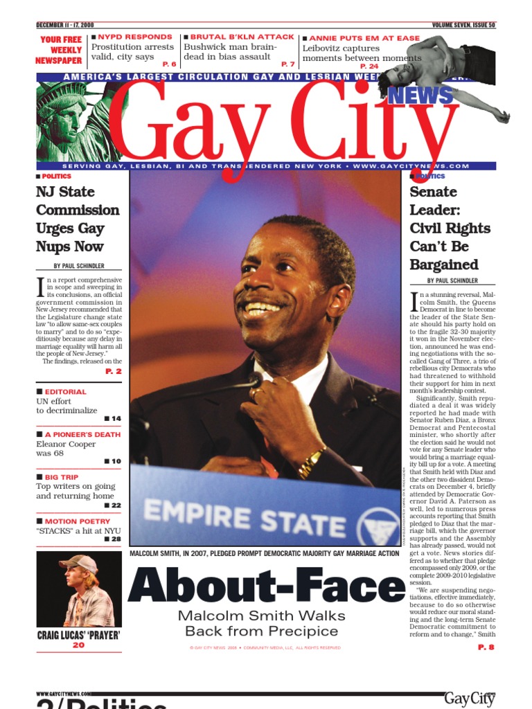 December 11 Gay City News PDF Civil Union Hiv/Aids