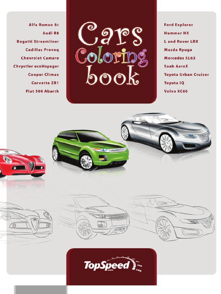 Car Coloring Books | PDF