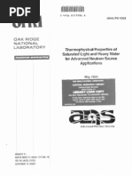 Thermodynamic Properties of Heavy Water and Light Water