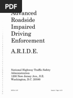 2007 Nhtsa Aride Manual