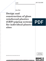 BS 7159 (1989) Design and Construction of Glass Reinforced Plastics (GRP) Piping Systems for Individual Plants or Sites