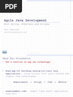 Download Agile Java Dev With Spring Hibernate Eclipse by sijocherian SN15631515 doc pdf
