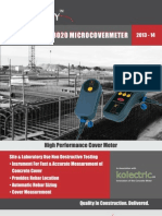 KOLECTRIC MC8020MICROCOVERMETERTMFor Rebar Location, Sizing & Cover Measurement