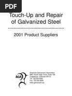 Touch Up and Repair of Galvanized Steel