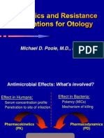 Poole - Antibiotics and Resistance in Otology