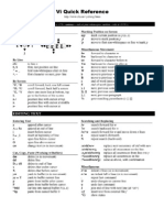 VI Quick Reference