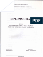 METODSKI POSTUPAK OBUKE RAMENE TEHNIKE "IPPON SEOI NAGE" U DZUDO-u