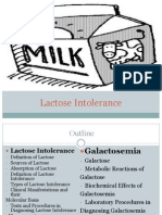 Galactosemia and Lactose Intolerance Powerpoint Final