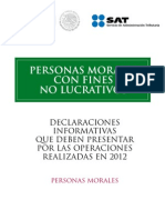 Personas Morales Con Fines No Lucrativos