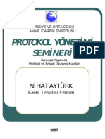 N.Ayturk-Protokol Yonetimi