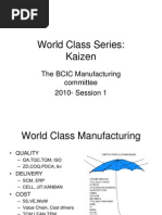 World Class Series: Kaizen: The BCIC Manufacturing Committee 2010-Session 1