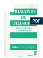 Principios de Filosofia Carpio Adolfo 