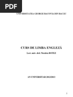 Curs Limba Engleza 2012