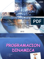 Programacion Dinamica Deterministica