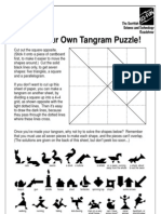 Tangram Puzzle Sheet
