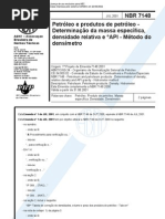 NBR 7148 - 2011 - Petróleo e Produtos do Petróleo