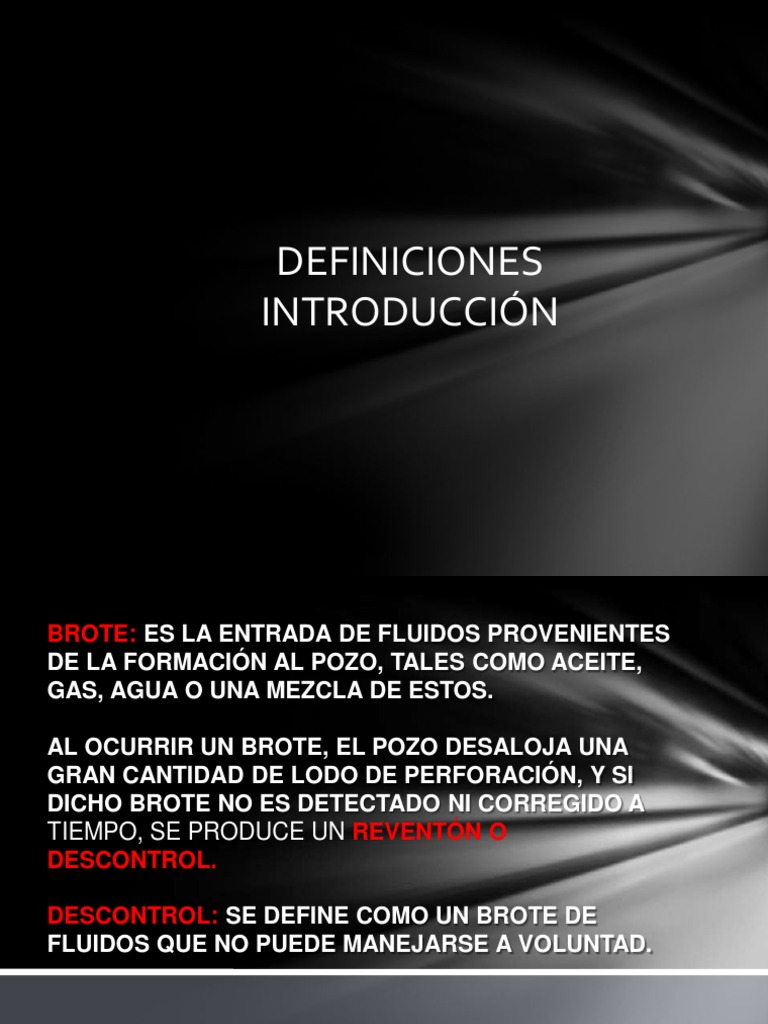 Control y Descontrol de Pozo | PDF | Bomba | Presión