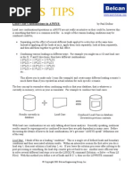 Load Case Combinations