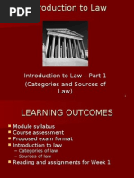 Introduction To Law 1