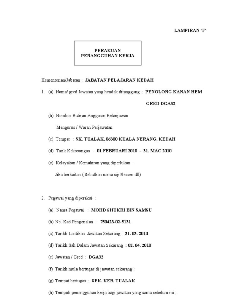 Surat Penangguhan Ptptn