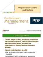 Organization Control and Culture