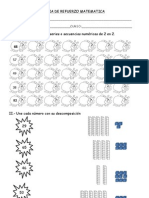 Guia de Refuerzo Matematica 1 Basico