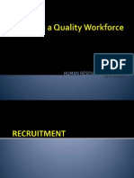 3B Attracting A Quality Workforce - Recruitment