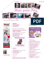 Dicas Para Pet_ Receita Caseira Para Acabar Com Pulgas e Carrapatos